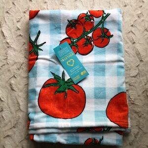 Deborah Connolly TOMATO Print Beach Towel